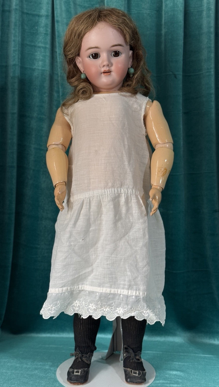 Large Antique German 28” Heinrich  Handwerck 99 DEP 14 Bisque Head Doll