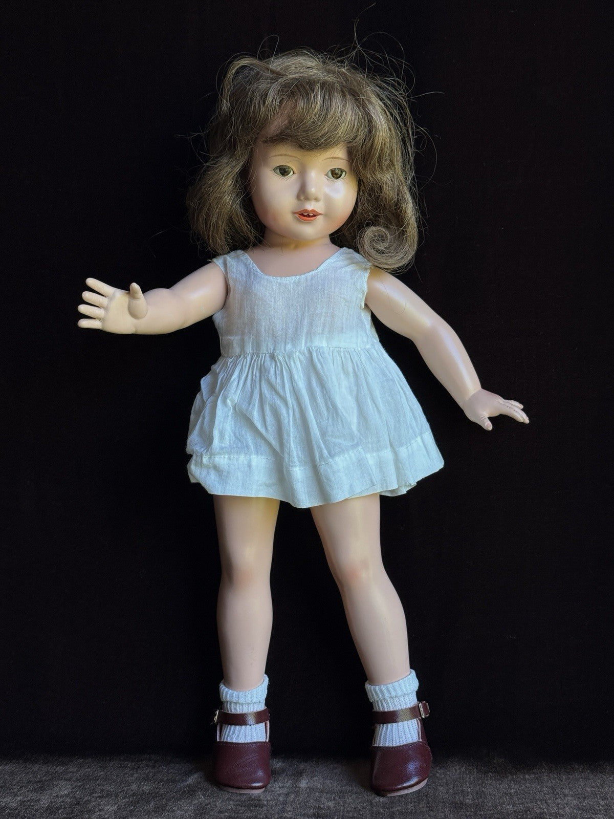 Vintage American 17” Dewees Cochran Anne Shirley Effanbee Doll
