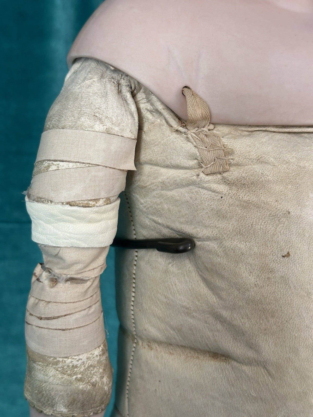 Antique German Kestner Alphabet Series C Bisque Shoulder Head 25” Doll