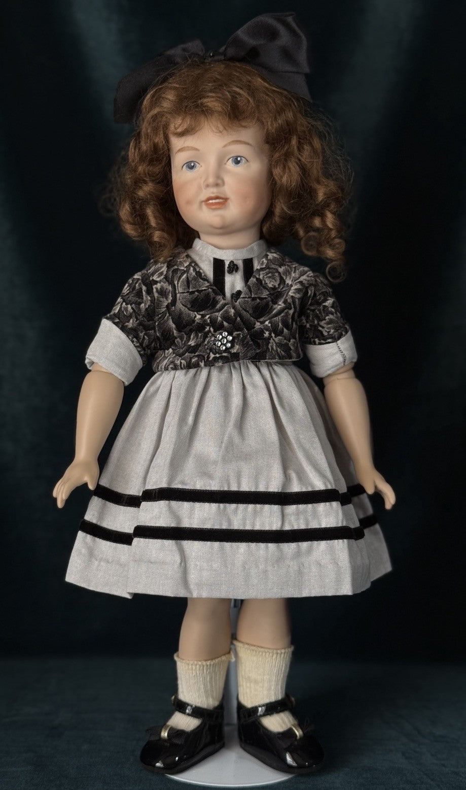 Rare Reproduction of Antique Simon Halbig 151 Smiling Character 15” Doll