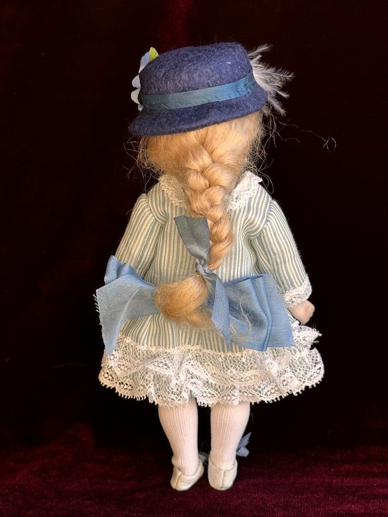 All Porcelain 7.5” UFDC Artist Reproduction of Antique French Mignonette Doll