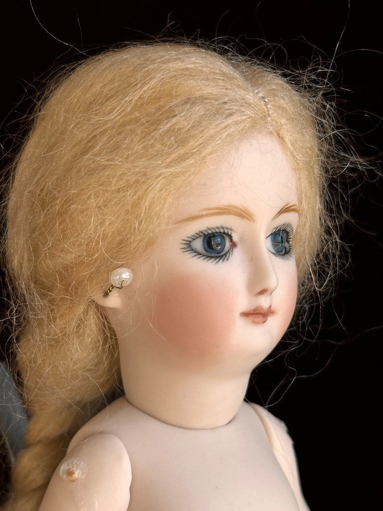 All Porcelain 7.5” UFDC Artist Reproduction of Antique French Mignonette Doll