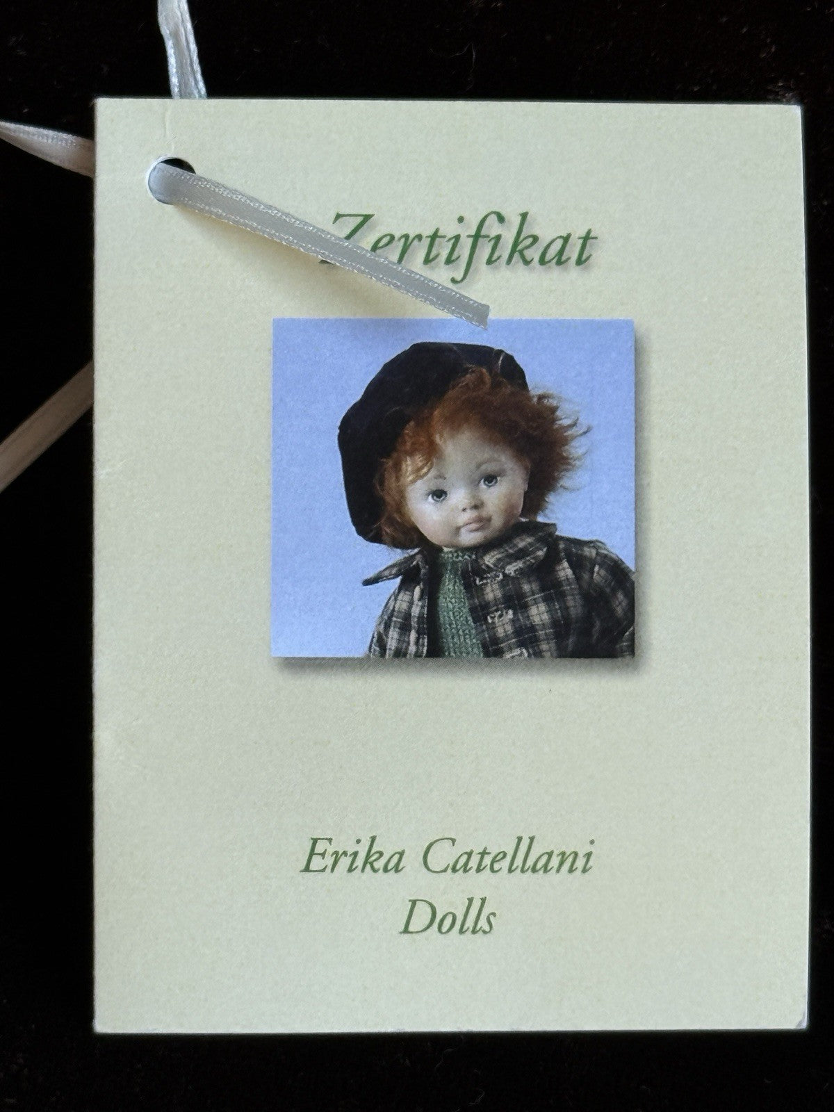 Collectible Erika Catellani 6” Carved Wooden Baby Doll Irma LE 25
