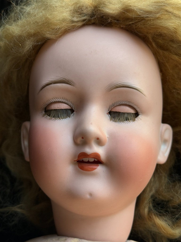 Large Antique German 31" Armand Marseille 390 Bisque Head Doll