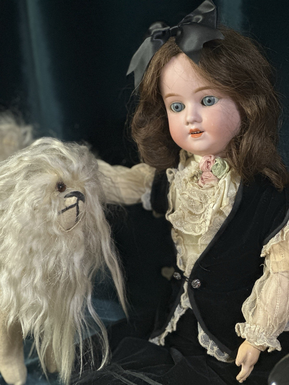 Antique German Shoenau & Hoffmeister Mold 5300 Bisque Head 23” Doll