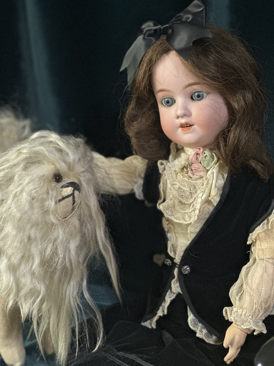 Antique German Shoenau & Hoffmeister Mold 5300 Bisque Head 23” Doll