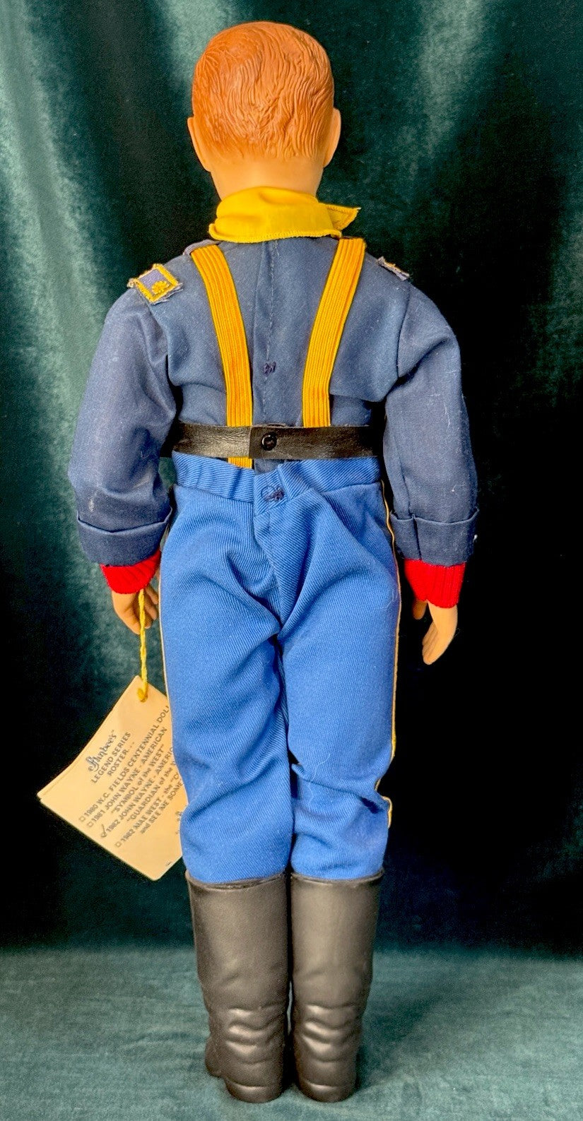 Lot Of 3 Vintage Effanbee/Franklin Mint Legend Series John Wayne Character Dolls