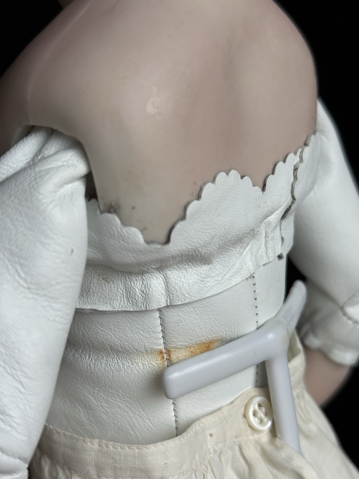 Porcelain 18” Reproduction of Antique French Bru Circle Dot Doll by Mimi