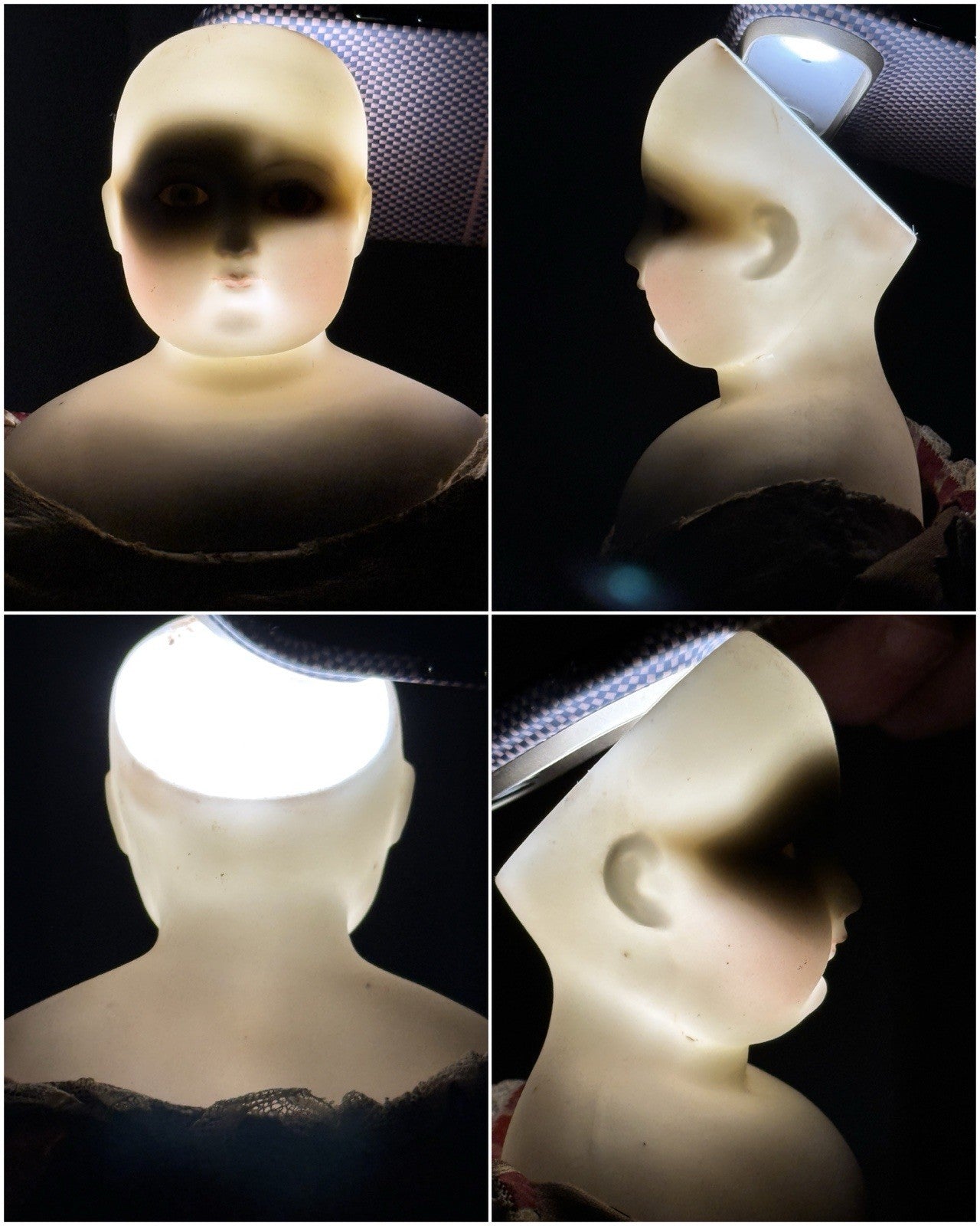Antique French 18" Barrois Bisque Shoulder Head Fashion Doll