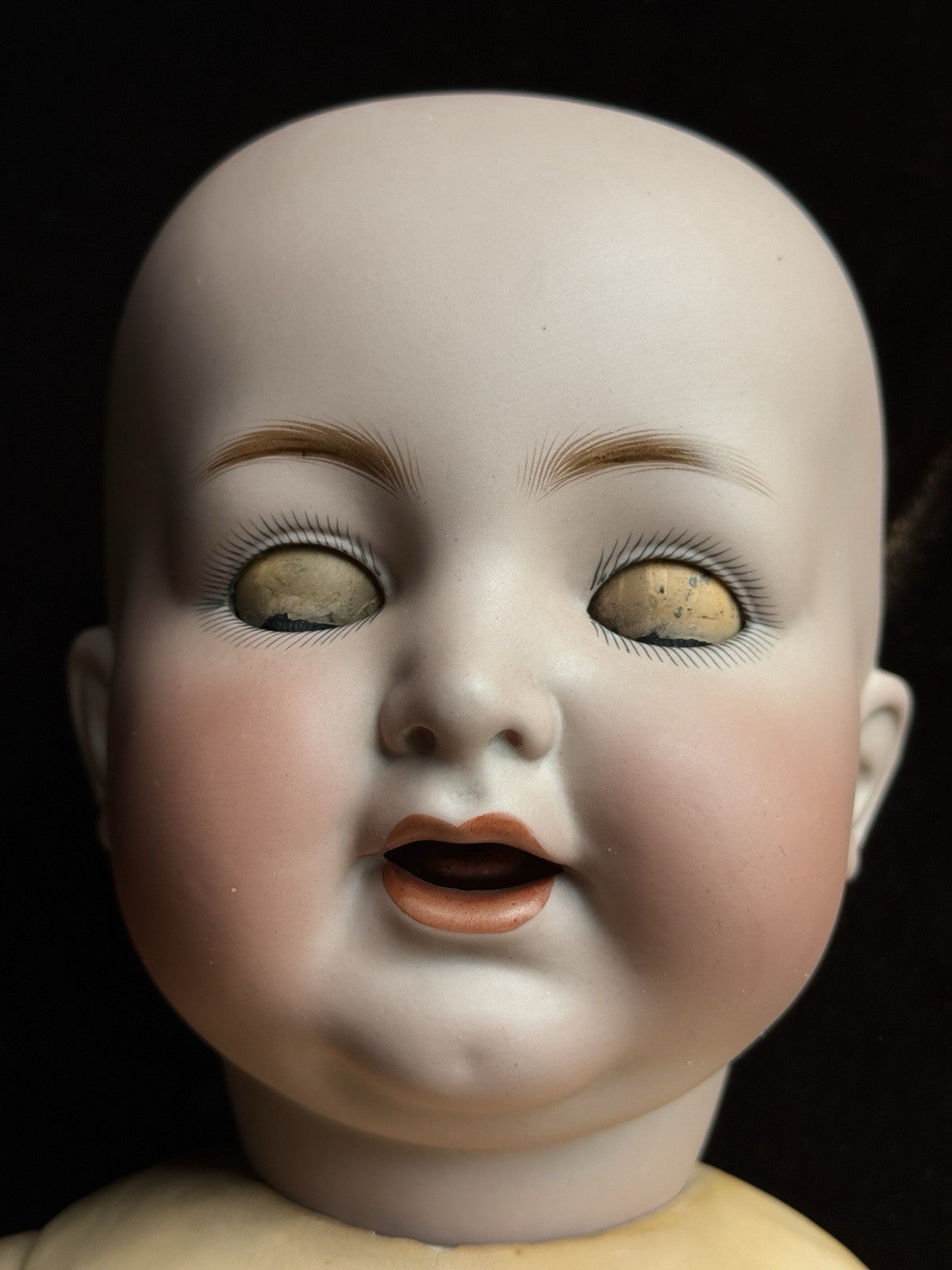 Antique German 24” Simon & Halbig Kammer & Reinhardt 126 Bisque Head Baby Doll