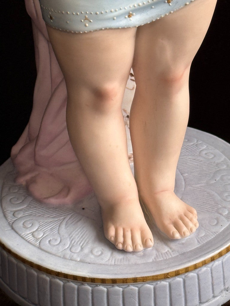 Large Antique German 13.75” Gebruder Heubach Figurine of Character Doll