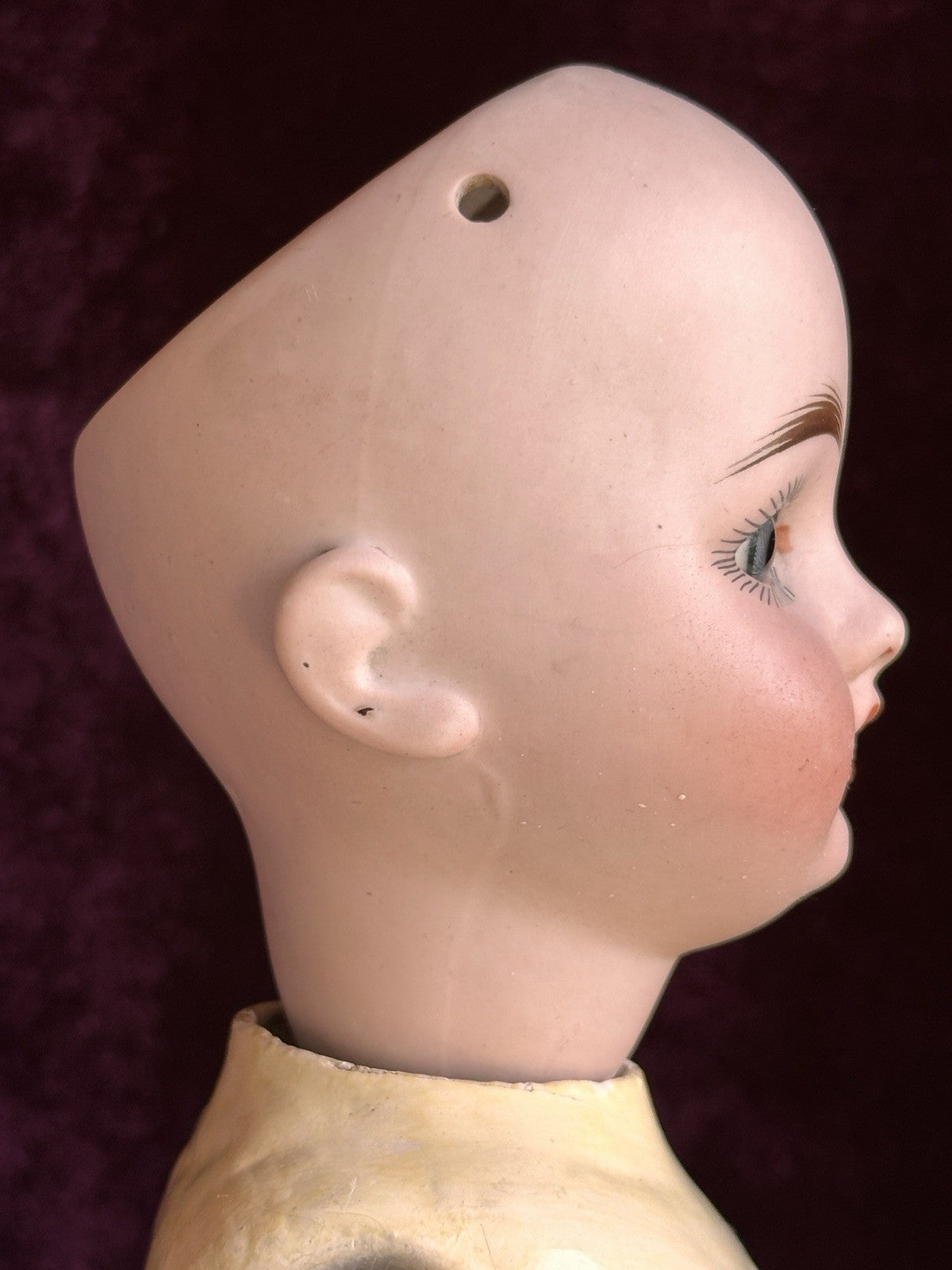Antique German 15” Gebruder Kuchelnanz 44 DEP Bisque Head Doll