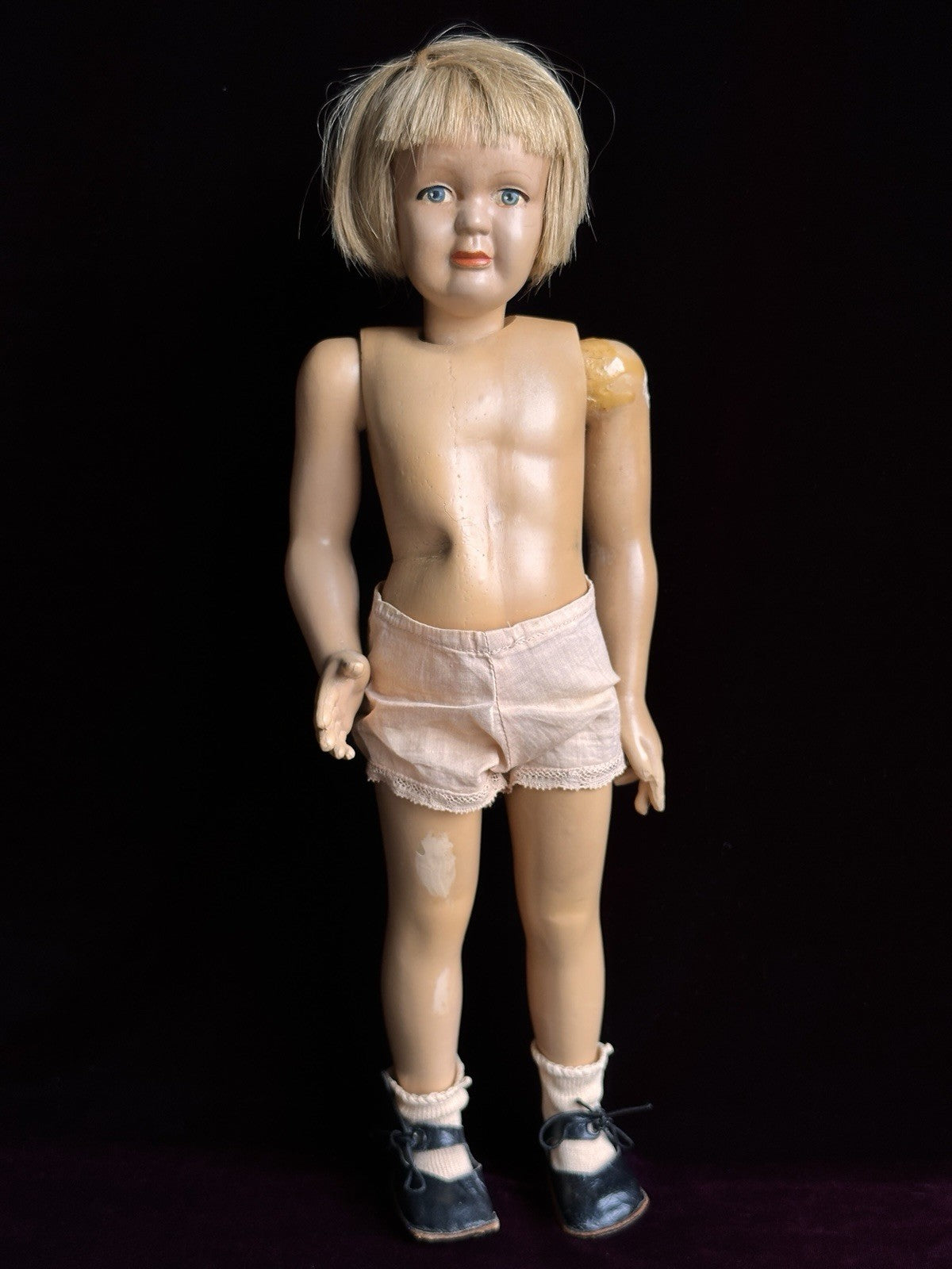 Rare Vintage American 15” Latex Dewees Cochran Portrait Doll