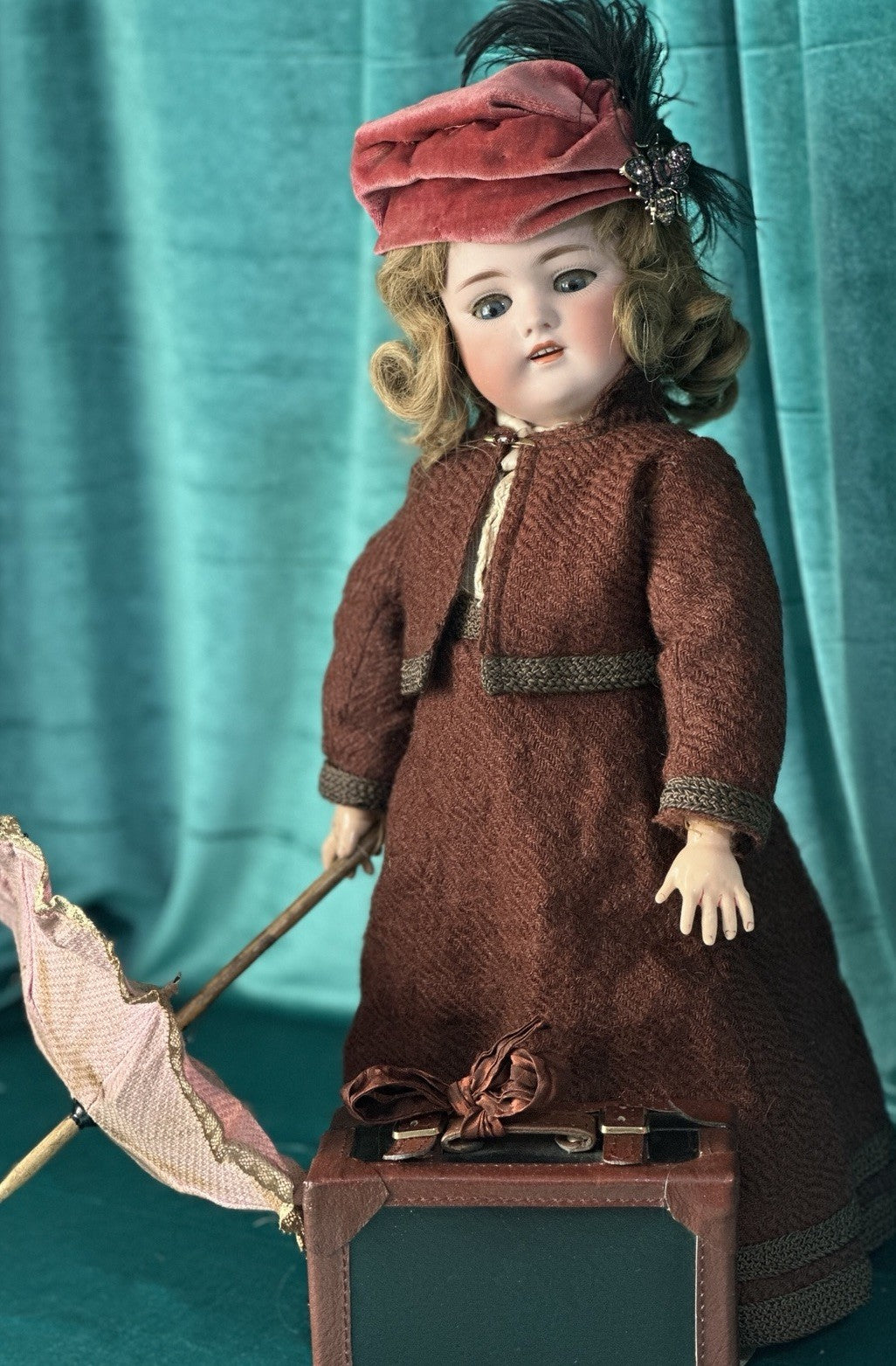 Antique German JDK Kestner Bisque Head Composition Body 16” Doll Mold 168