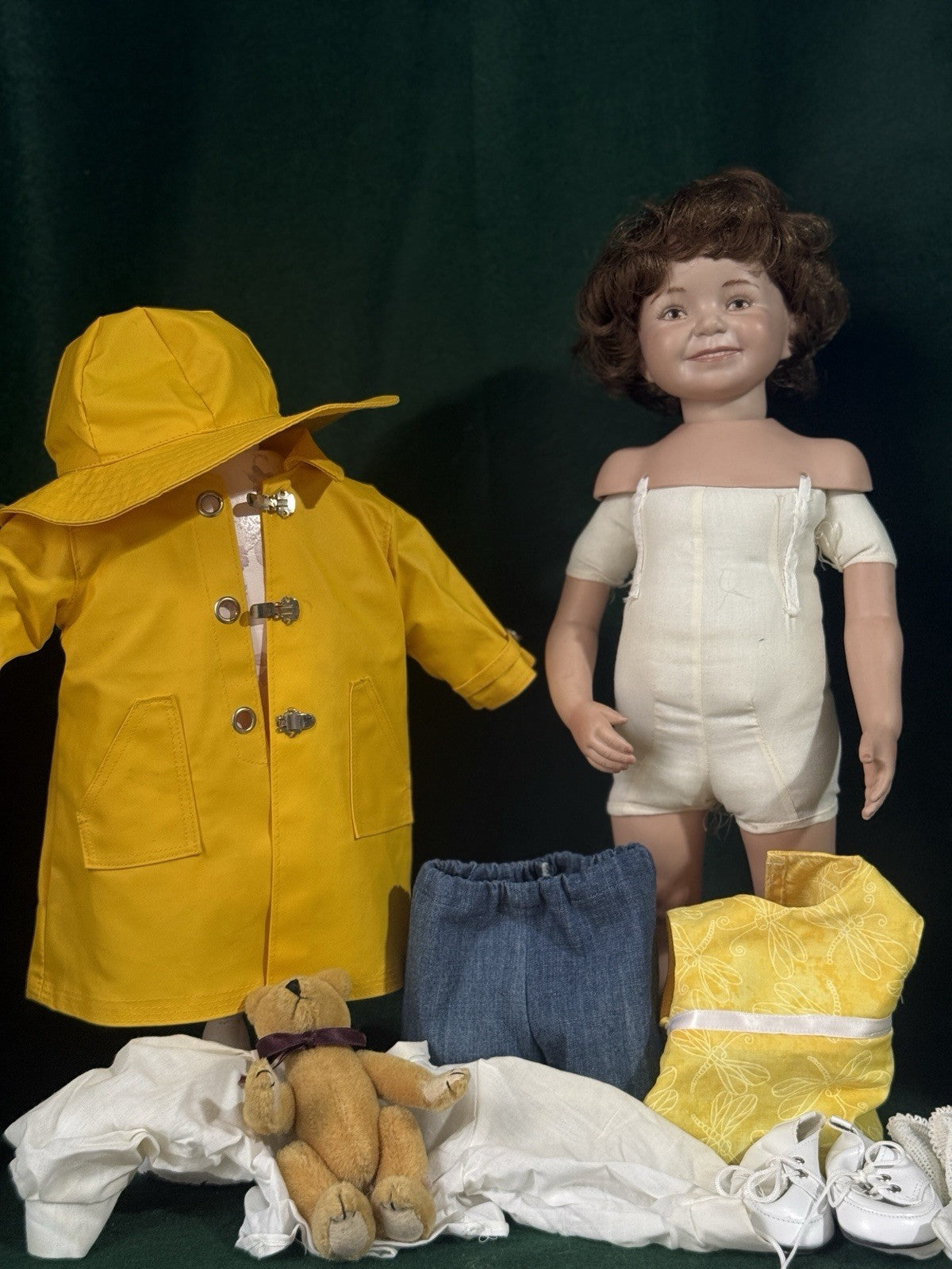 Reproduction Of “Kayla II” Mold by Dianna Effner Porcelain 18” Boy Doll