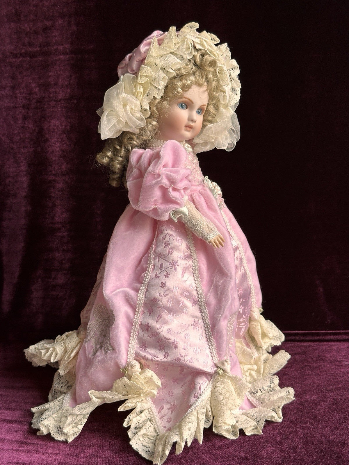 Patricia  Loveless 14" Porcelain Reproduction of Antique French Bebe Doll LE 200