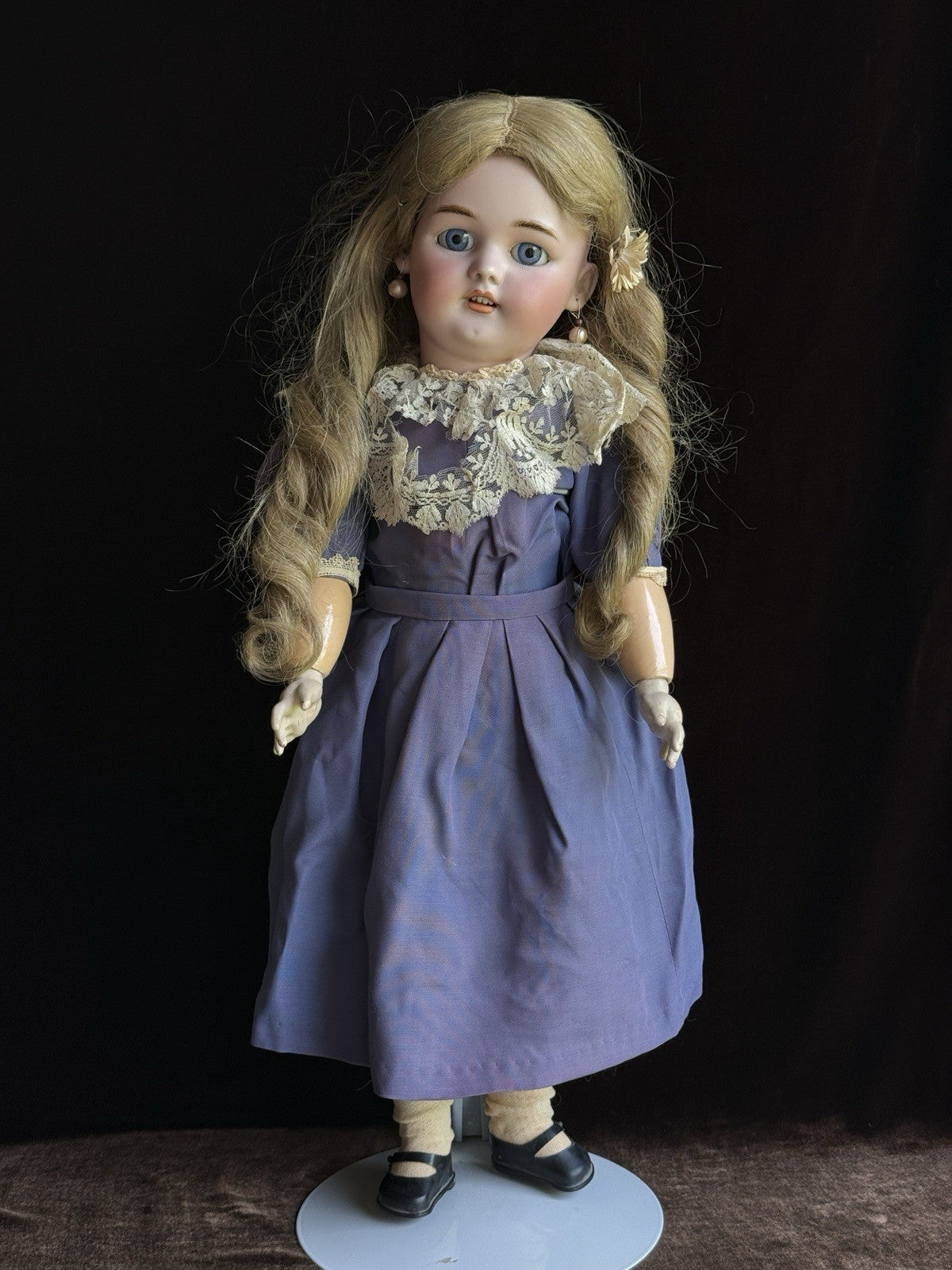 Antique German 22” Simon Halbig Dep 1079 Bisque Head Doll