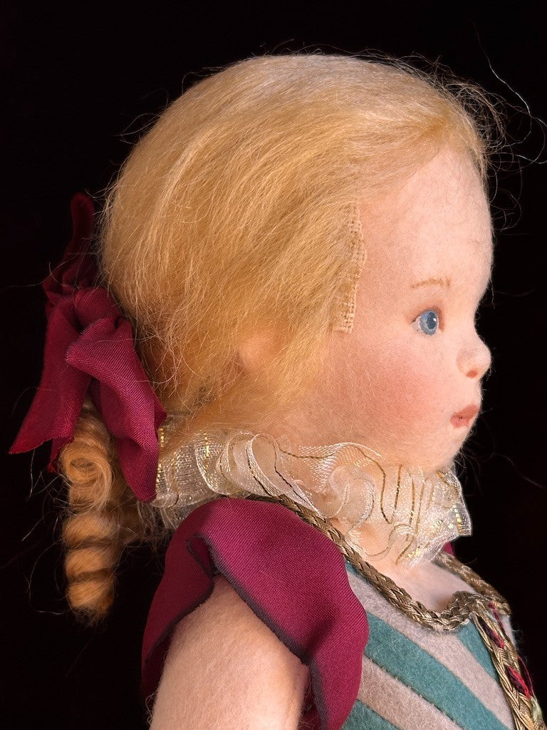 Collectible 12” John Wright Le Bal Masque Musette UFDC Candy Container Doll