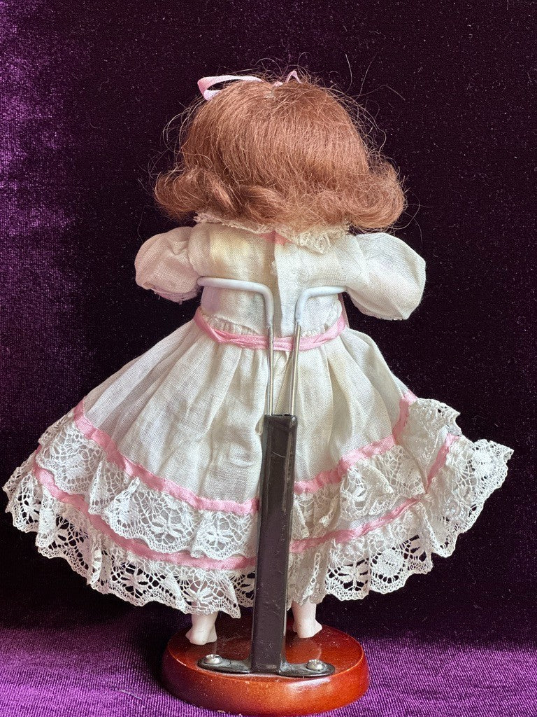 Rare Antique German Kestner 6" Barefoot All-Bisque Miniature Close Mouth Doll