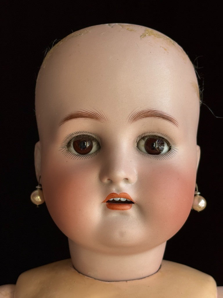 Antique German 28" Simon & Halbig Kammer & Reinhardt Bisque Head Doll
