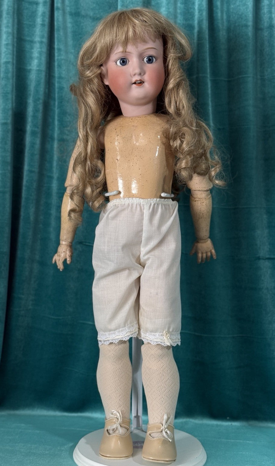 Antique Japan Bisque Head Morimura Brothers 25” Girl Doll