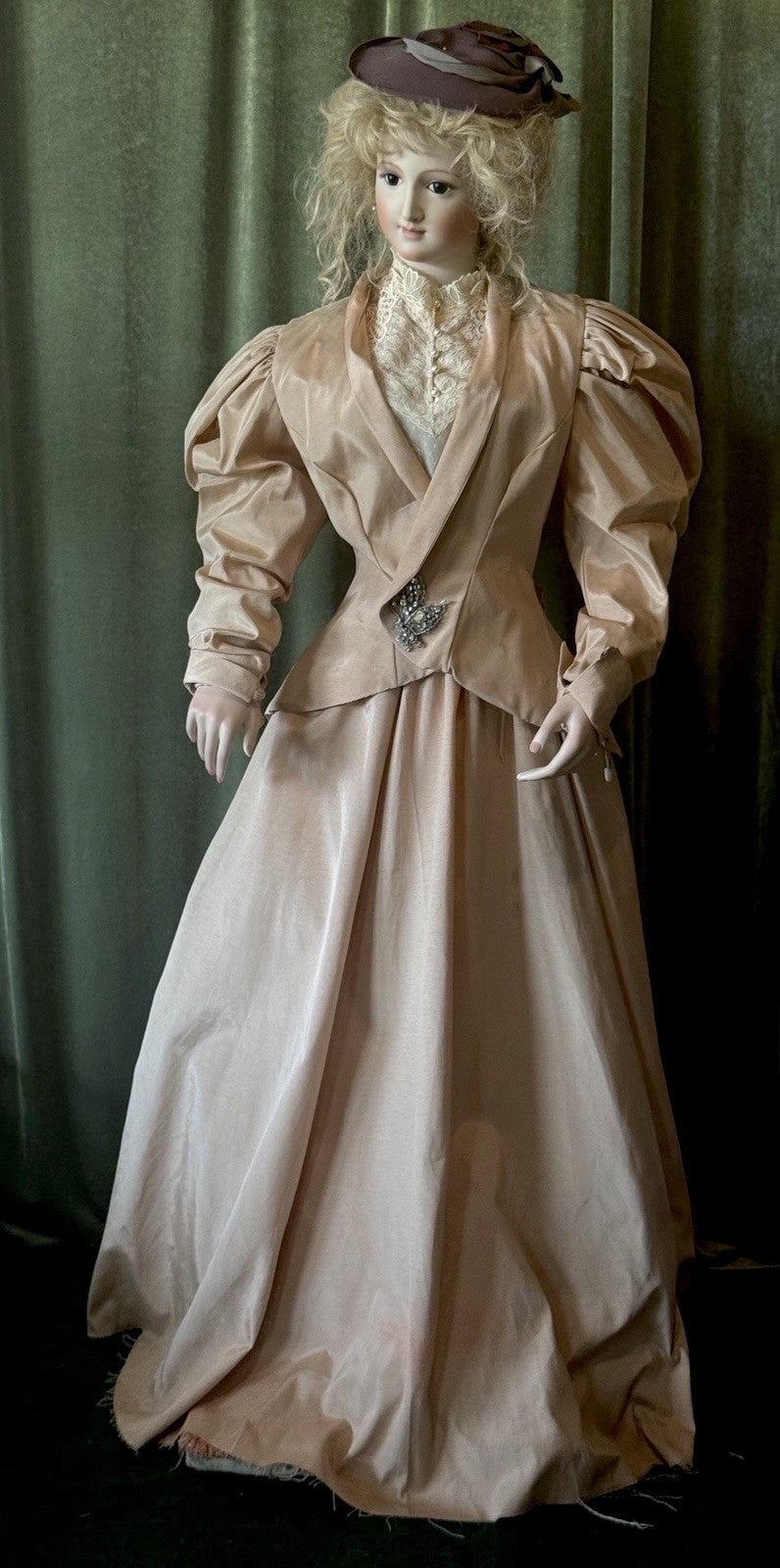Lifesize 60” Reproduction of Antique Doll Mannequin “Lady Grace” Bru of France