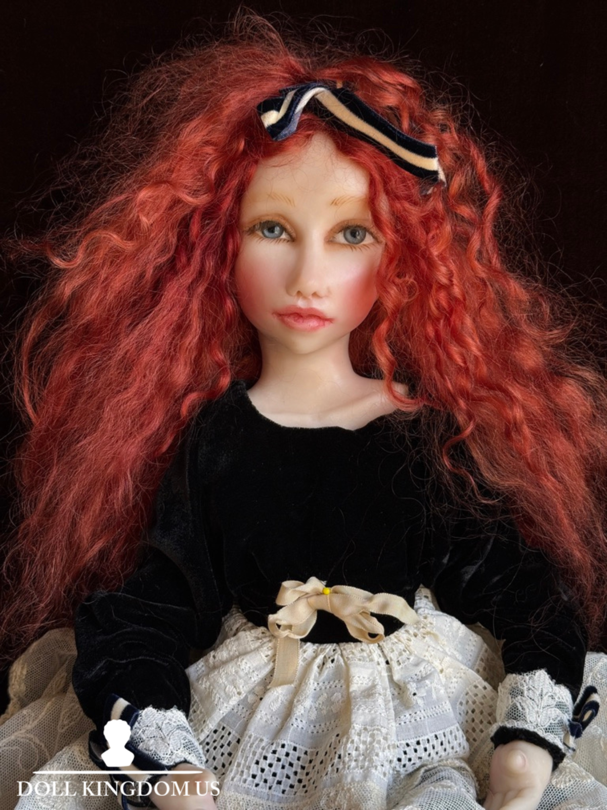 OOAK 25" Polymer Resin (?) Sylvie Doll by Roseweb Originals by Artis Kristy Hall