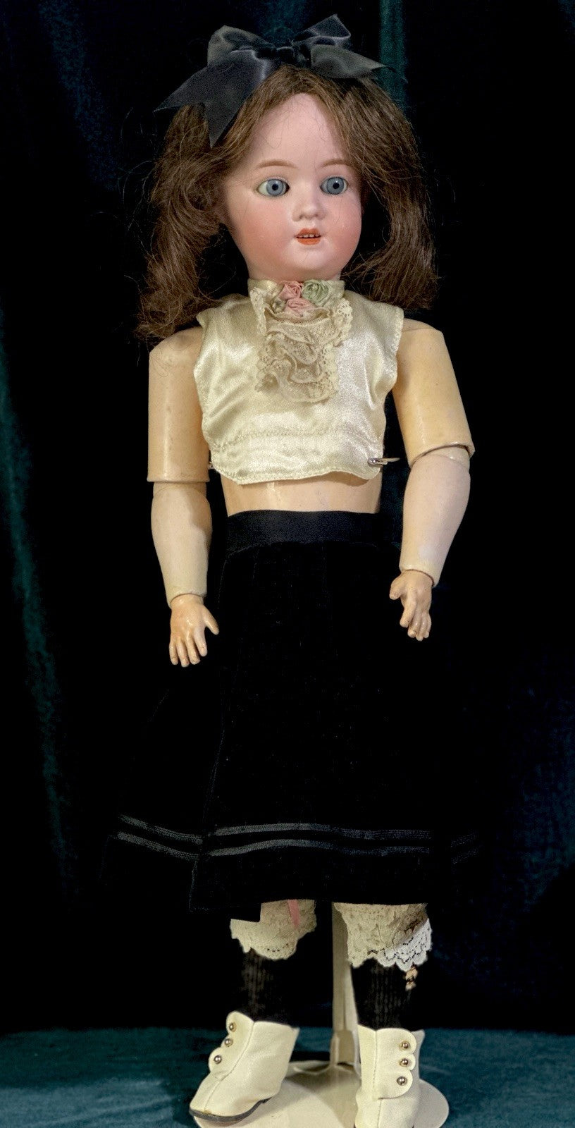 Antique German Shoenau & Hoffmeister Mold 5300 Bisque Head 23” Doll