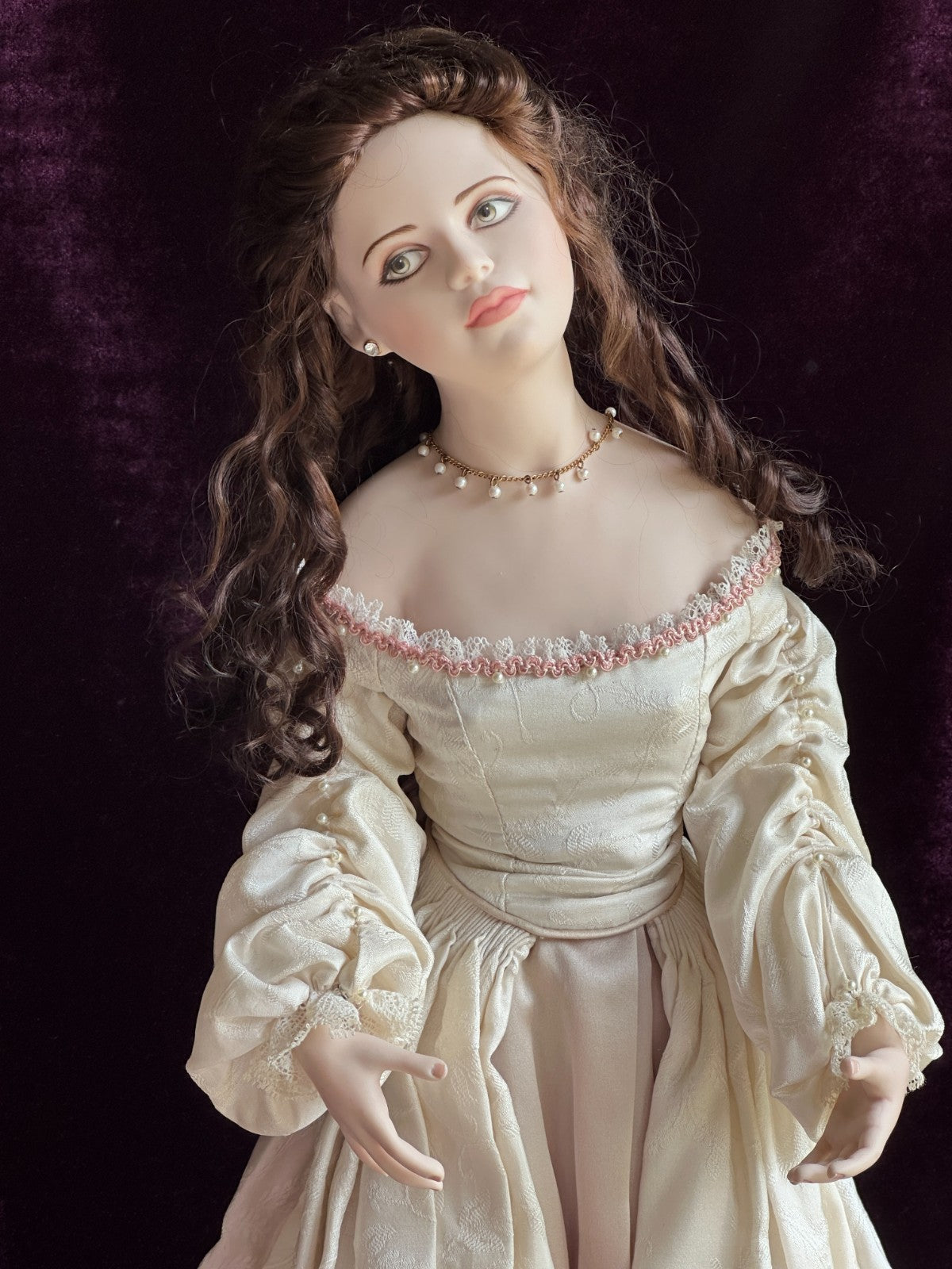 OOAK Artist Francirek & Oliveira Porcelain 22.5” Doll Constance LE 10