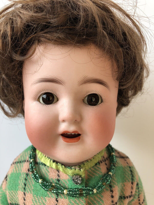 Antique K & K Toy Co. Alt, Beck & Gottschalck (?) Bisque Head Doll Kid Body