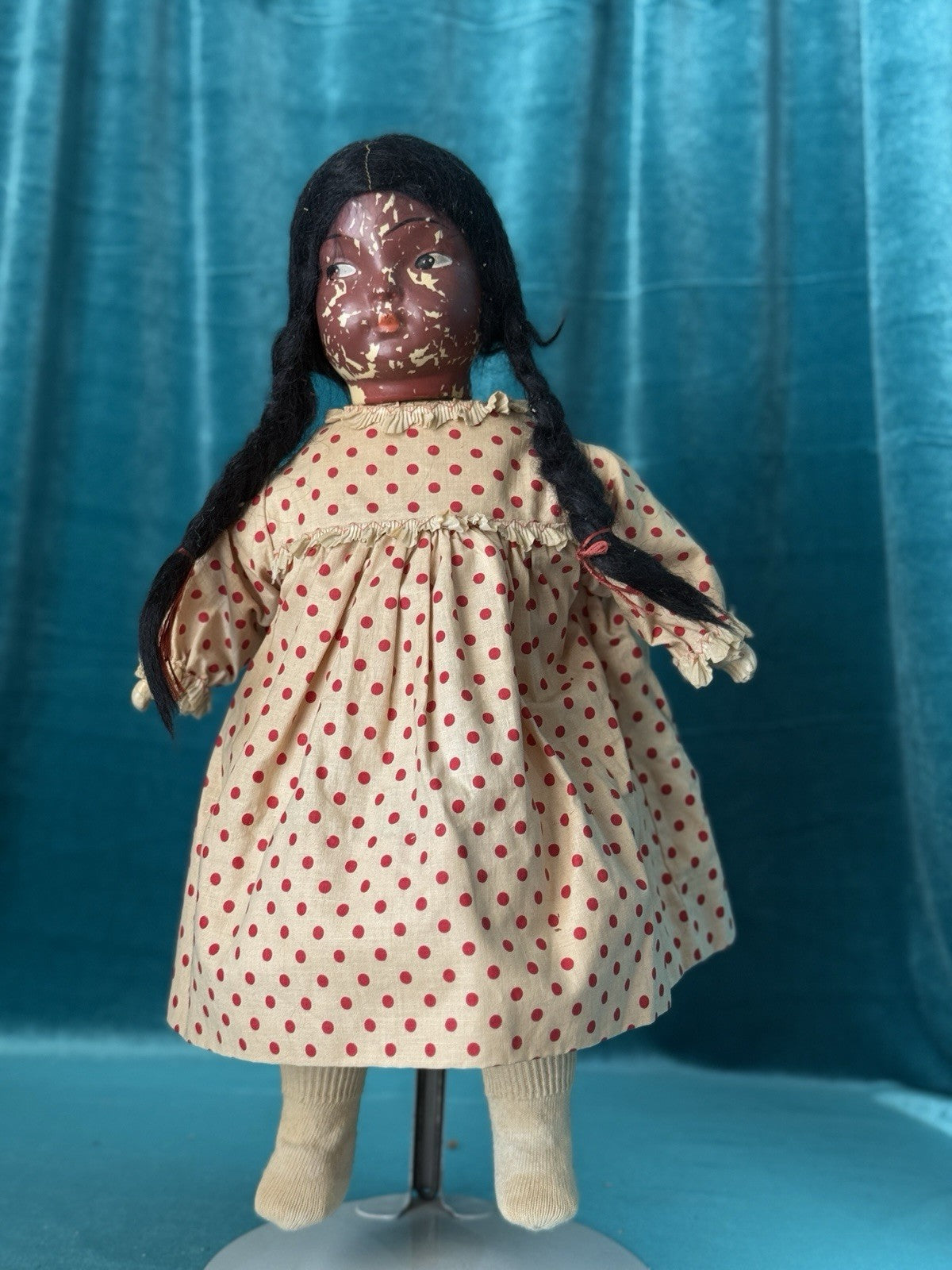Rare Antique 1920’s Famlee Composition Doll Set By Berwick Doll Company