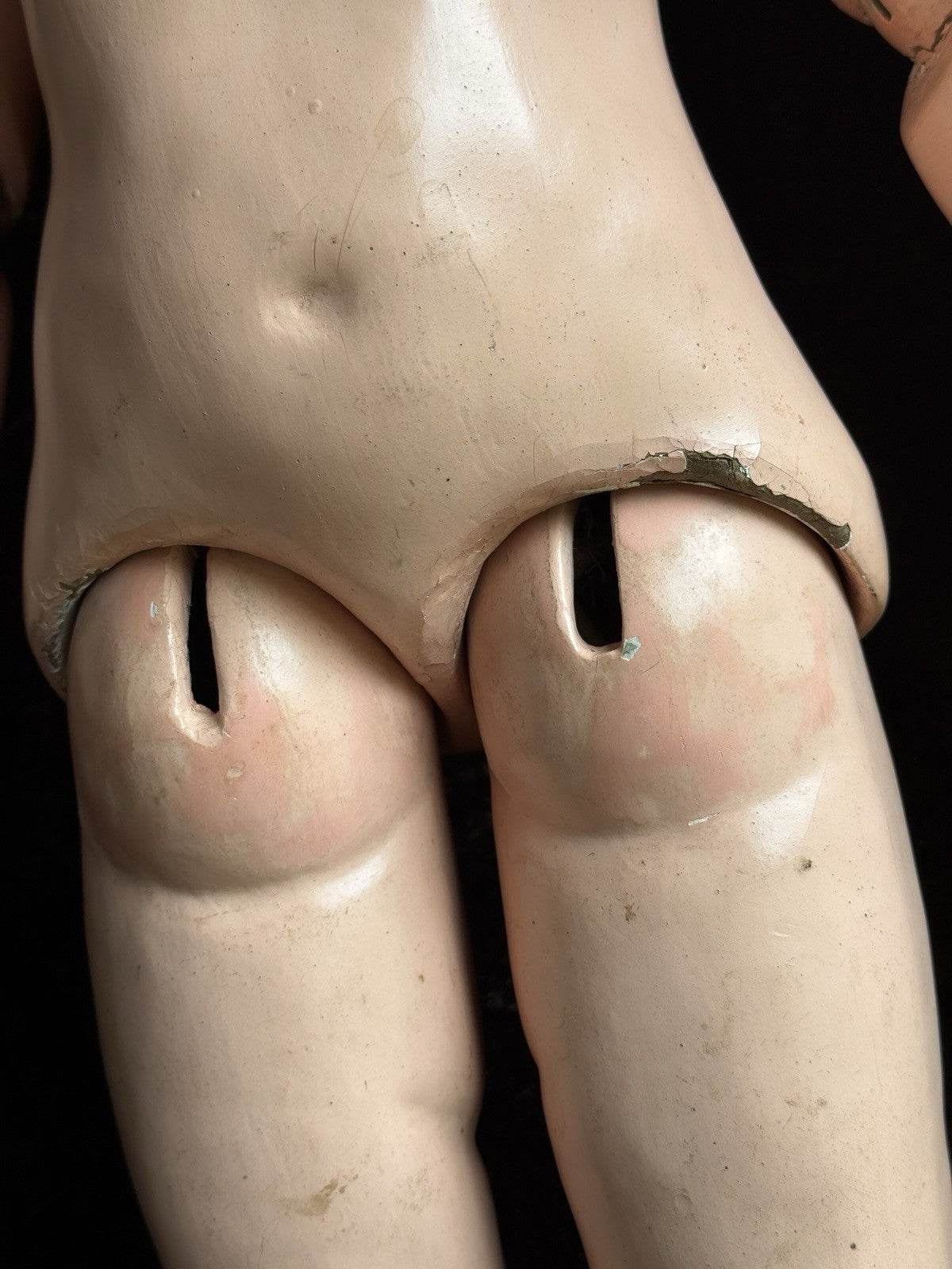 Large Antique French Original Restored JUMEAU 32” Bisque Head Doll