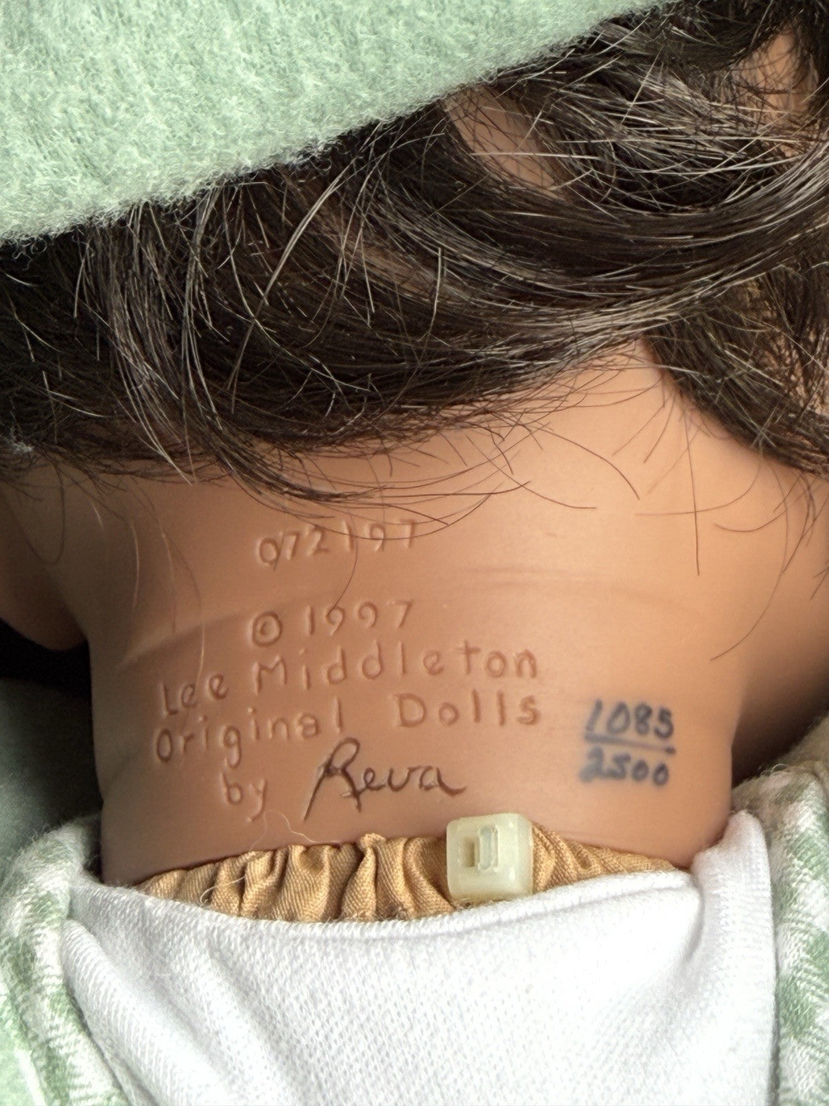 Lee Middleton Soft & Innocen Vinyl Cloth Baby Doll by Reva Schick LE 2500 in Box