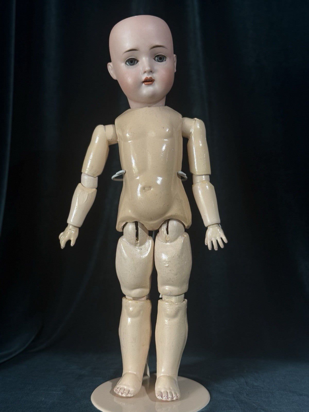 Antique German Hertel, Schwab (?) Mold 136/10 Bisque Head 18” Doll