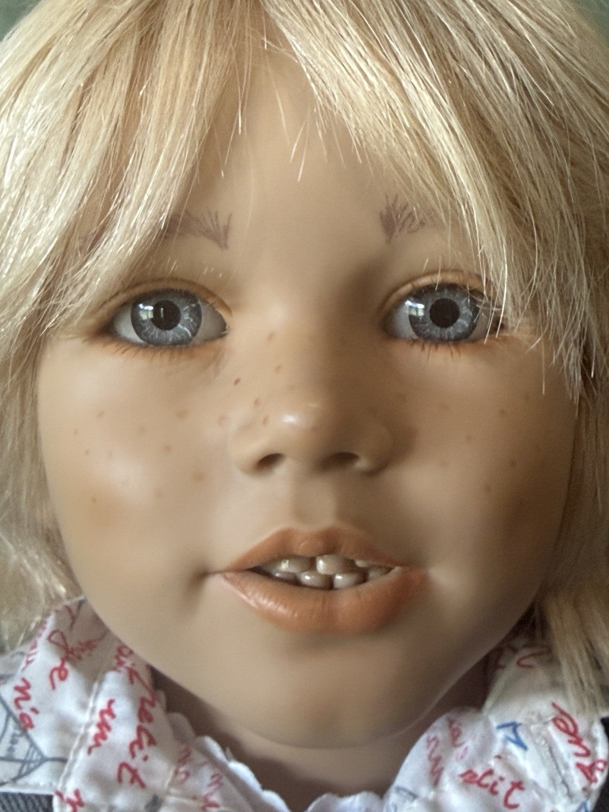 Vinyl 1988 World Child Collection Annette Himstedt 31” Doll “Kasimir” Box/Tag