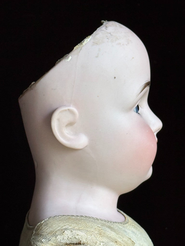 Antique German 22” Kestner 154 Bisque Shoulder Head Doll