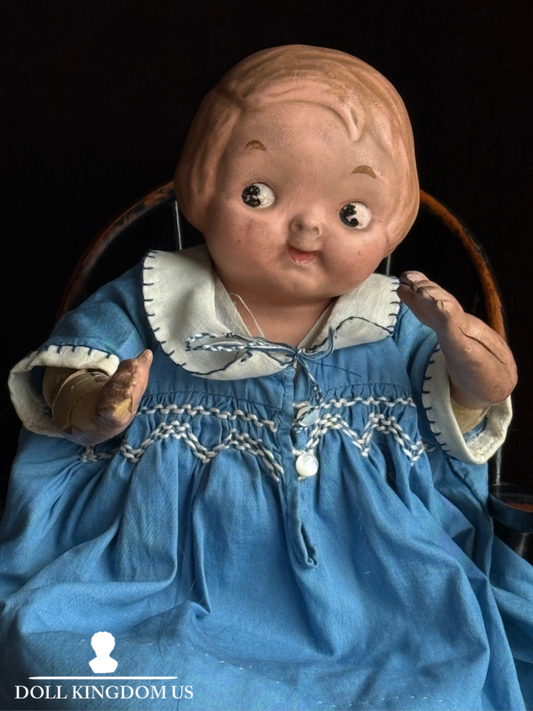 Early Original Horsman 12" Composition Cloth Campbell Kid Doll