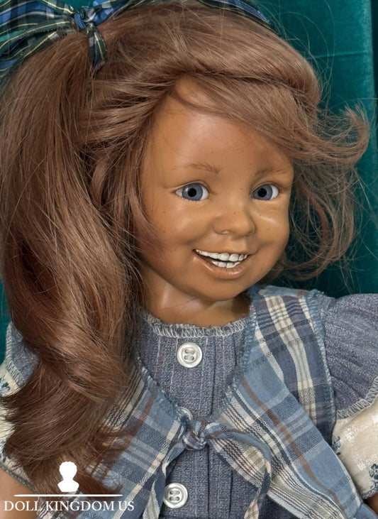 Artist Collectible Vinyl 23” Doll Ushi by Heidi Plusczok 1996 Signed