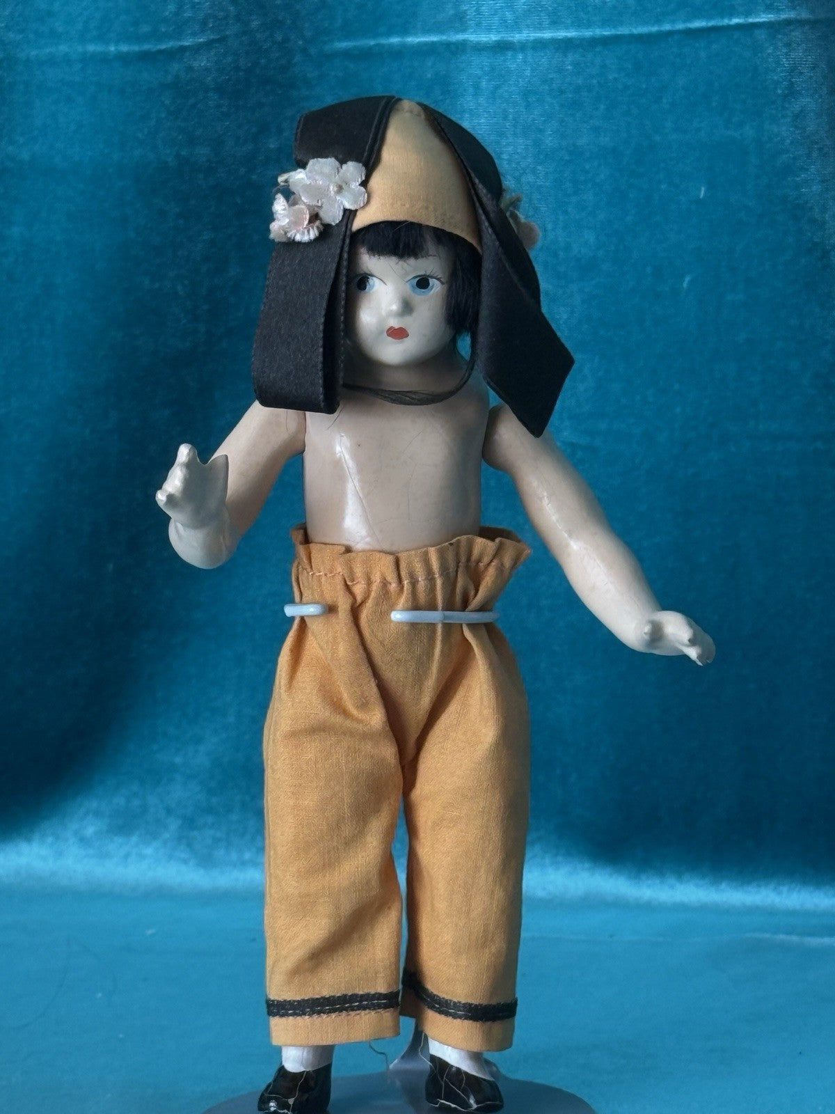 Rare Vintage 1936 Composition Madame Alexander  "Tiny Betty" Chinese 7” Doll