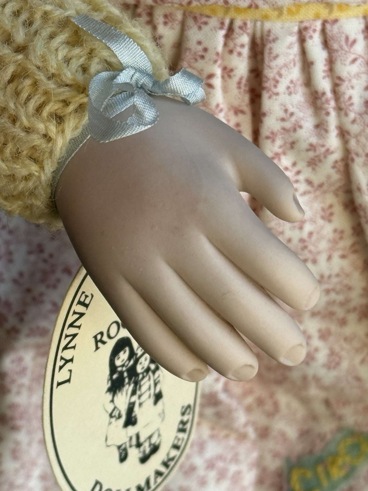 Collectible 17.5” Wooden/Porcelain Lynne & Michael Roche Claudine LE Doll