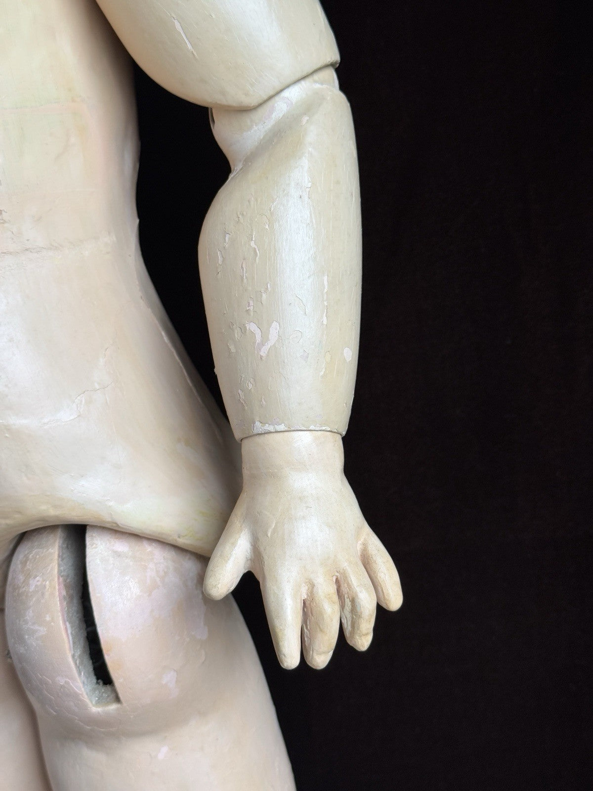 Large Antique German French 30” Tete Jumeau Simon Halbig Dep Bisque Head Doll
