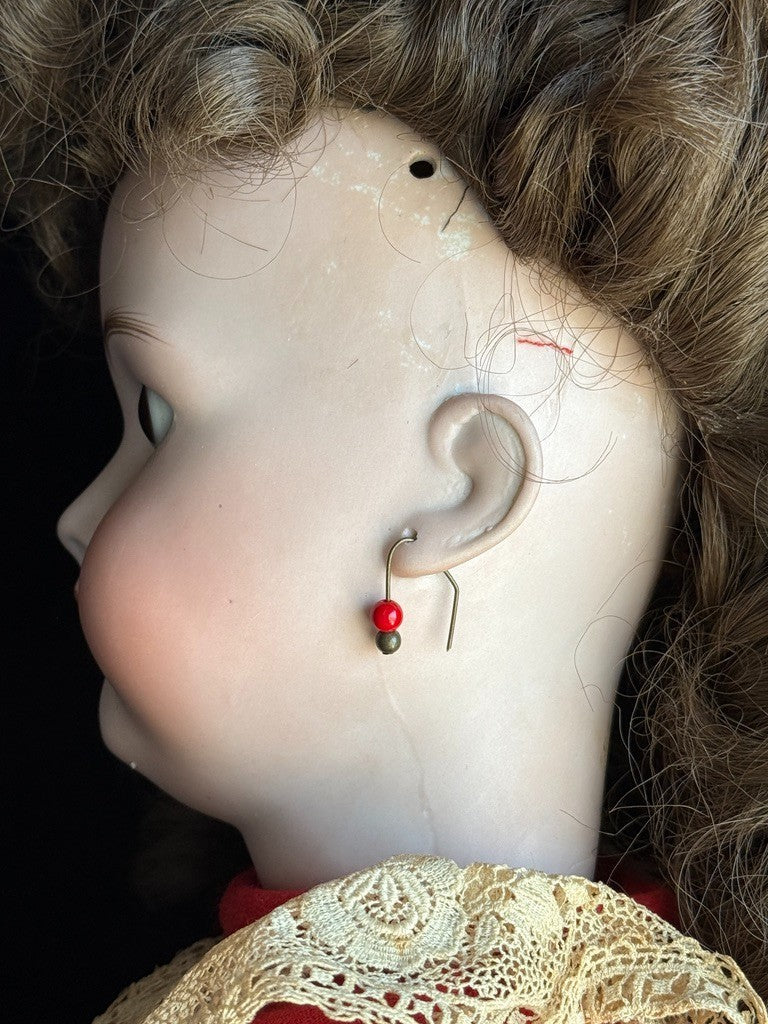 Antique German 25.5” Alt Beck Gottschalck 136 Bisque Head Doll