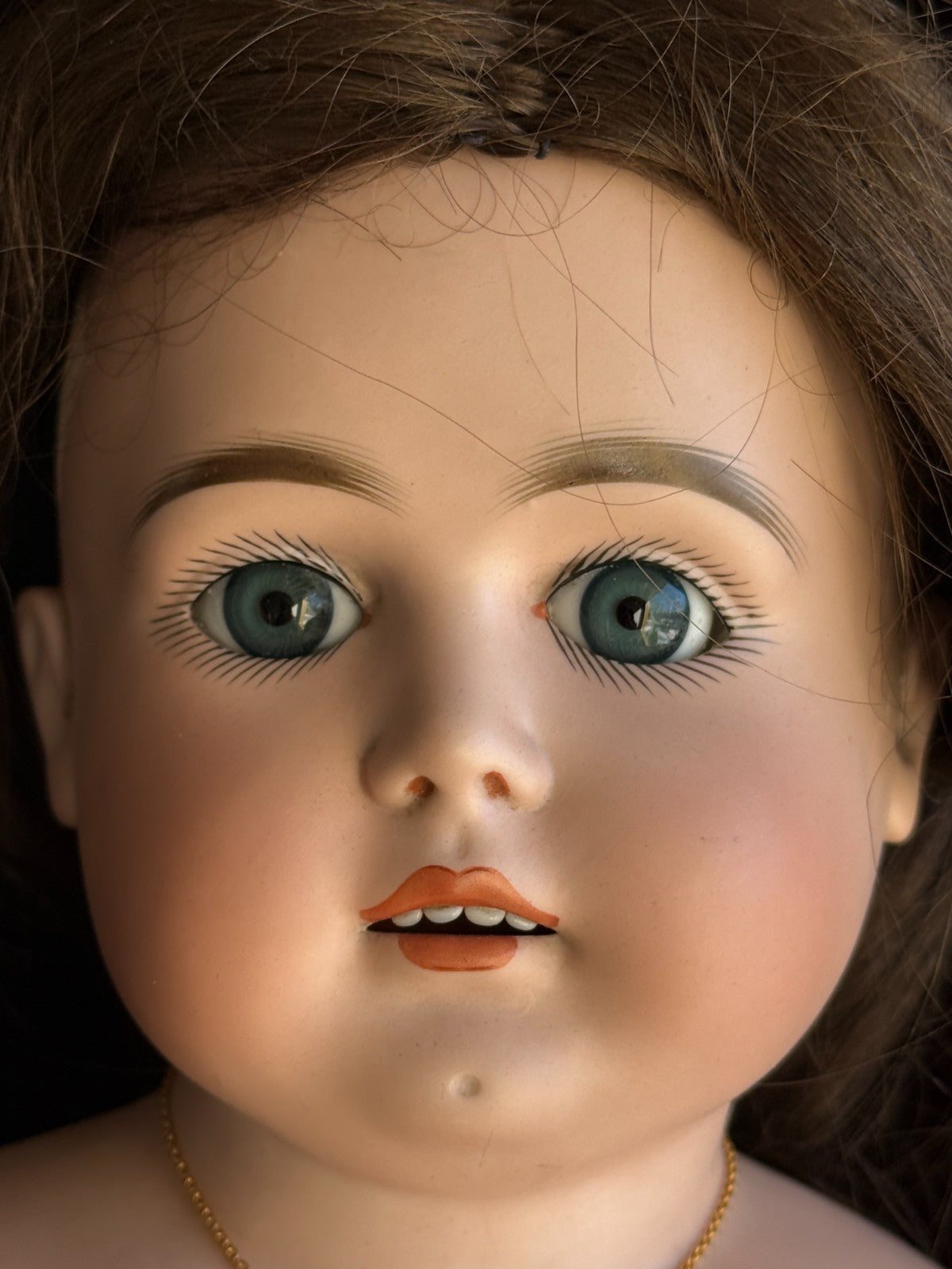 Antique German 26” Kestner Alphabet Series Bisque Shoulder Turned Head Doll