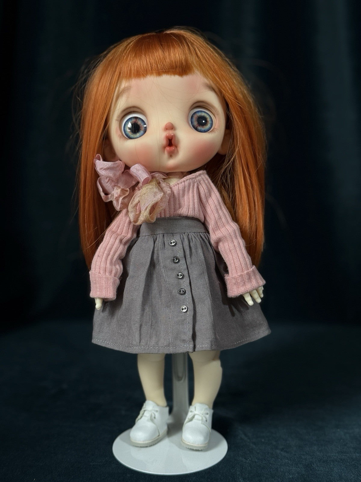 OOAK Custom Blythe 10” Artist BDJ Doll Red Hair