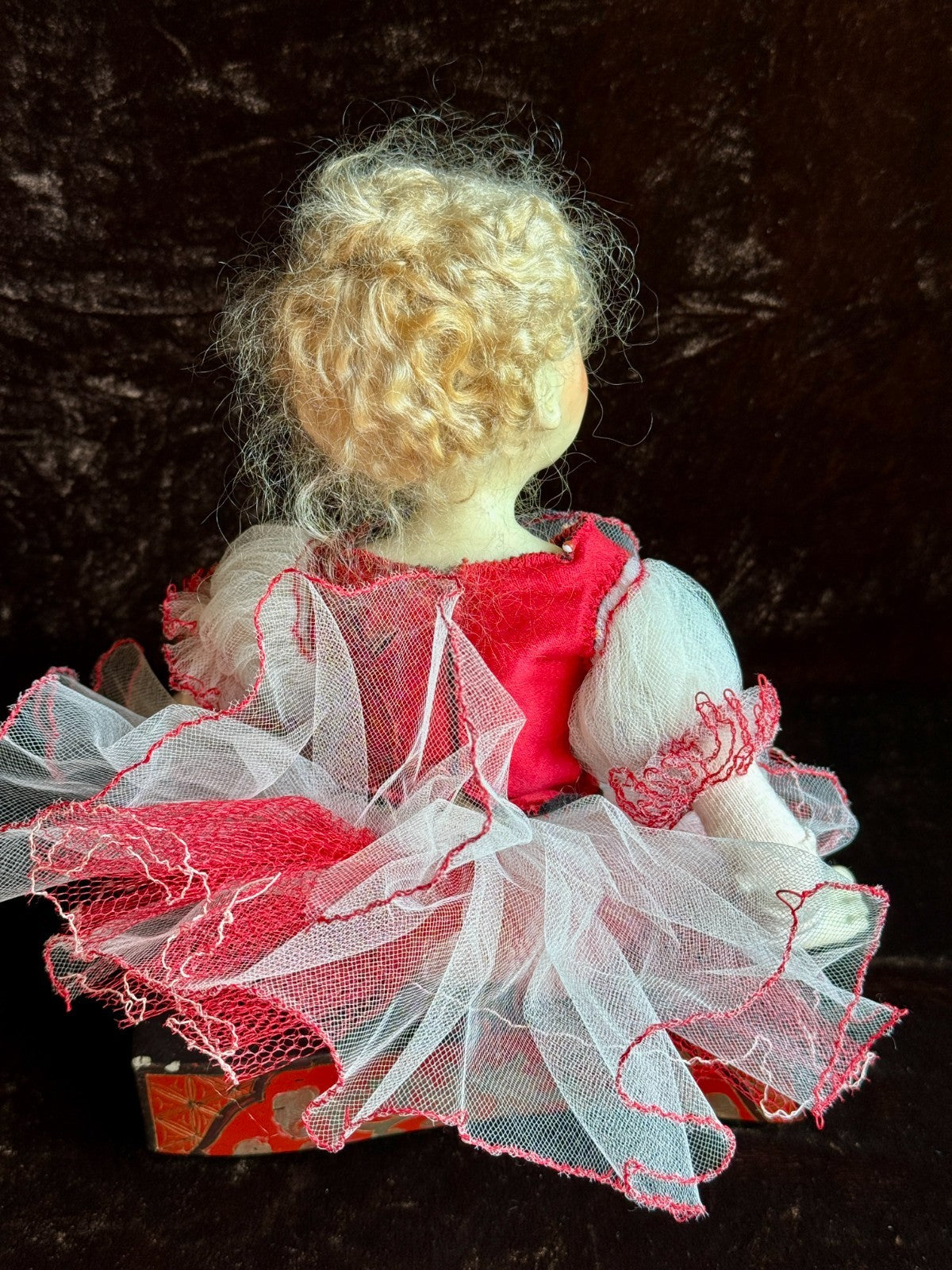 OOAK Collectible Judith & Lucia Friedericy Ballerina Wax Over Porcelain Doll