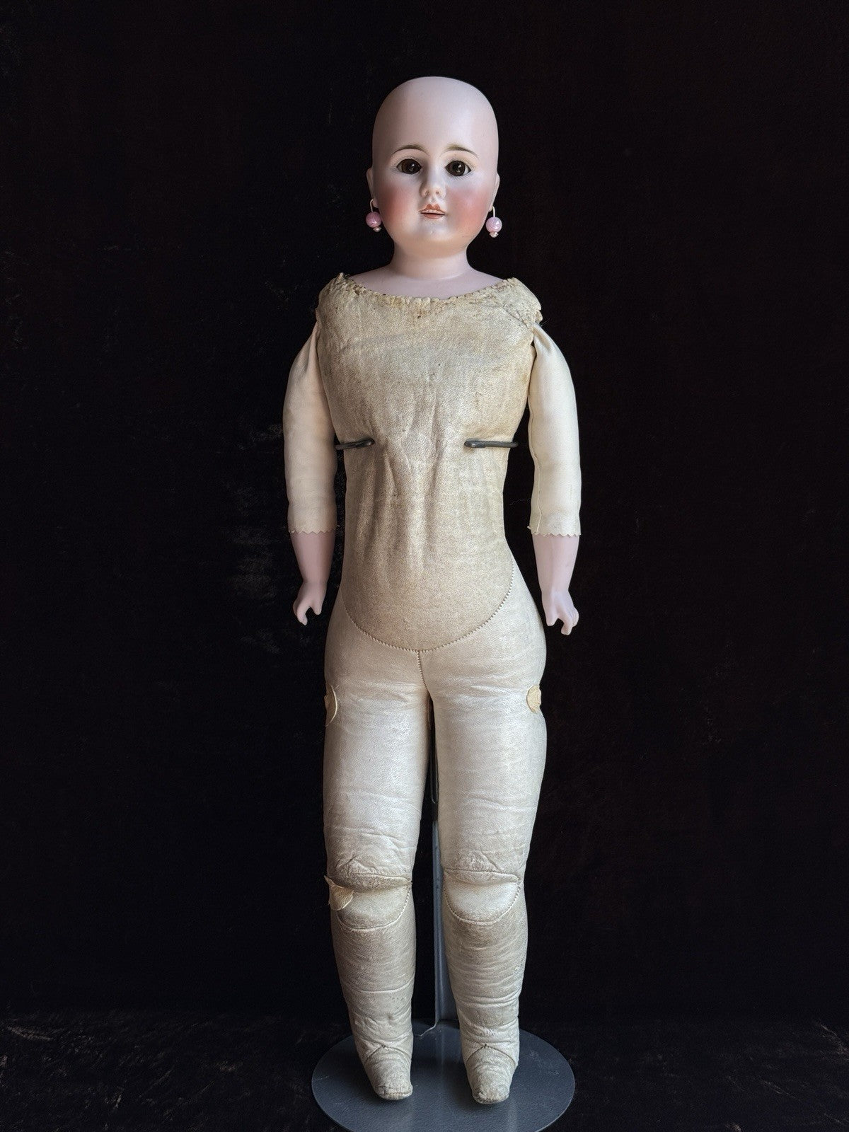 Antique German 22” Bahr & Proschild (?) Bisque Shoulder Head Fashion Doll