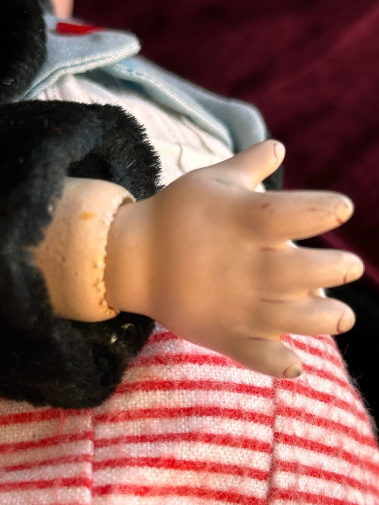 Antique German Max Handwerck U.S. 1 Elite Googly Uncle Sam Bisque Character Doll