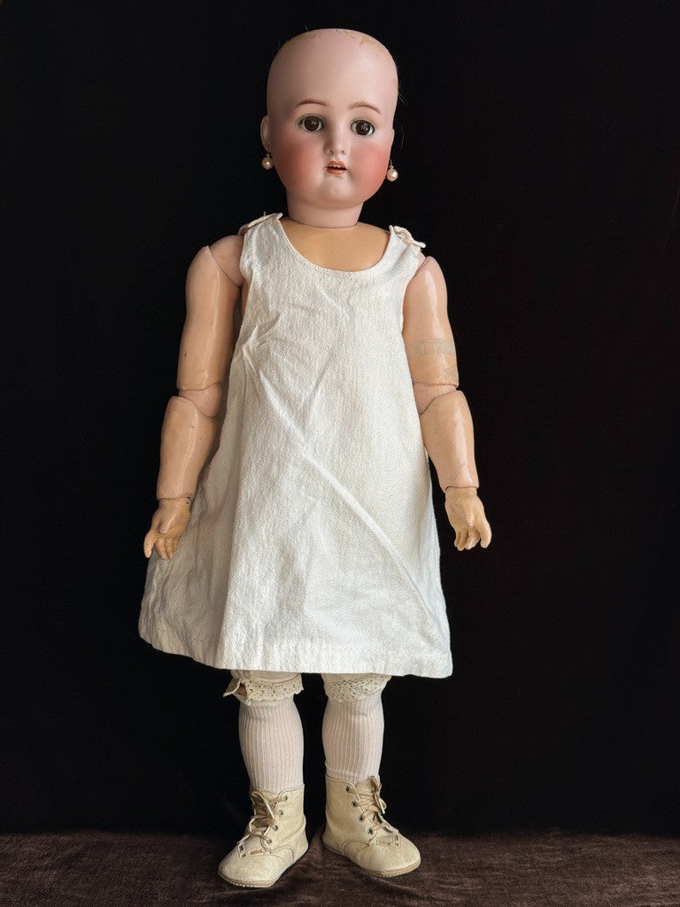 Antique German 28" Simon & Halbig Kammer & Reinhardt Bisque Head Doll