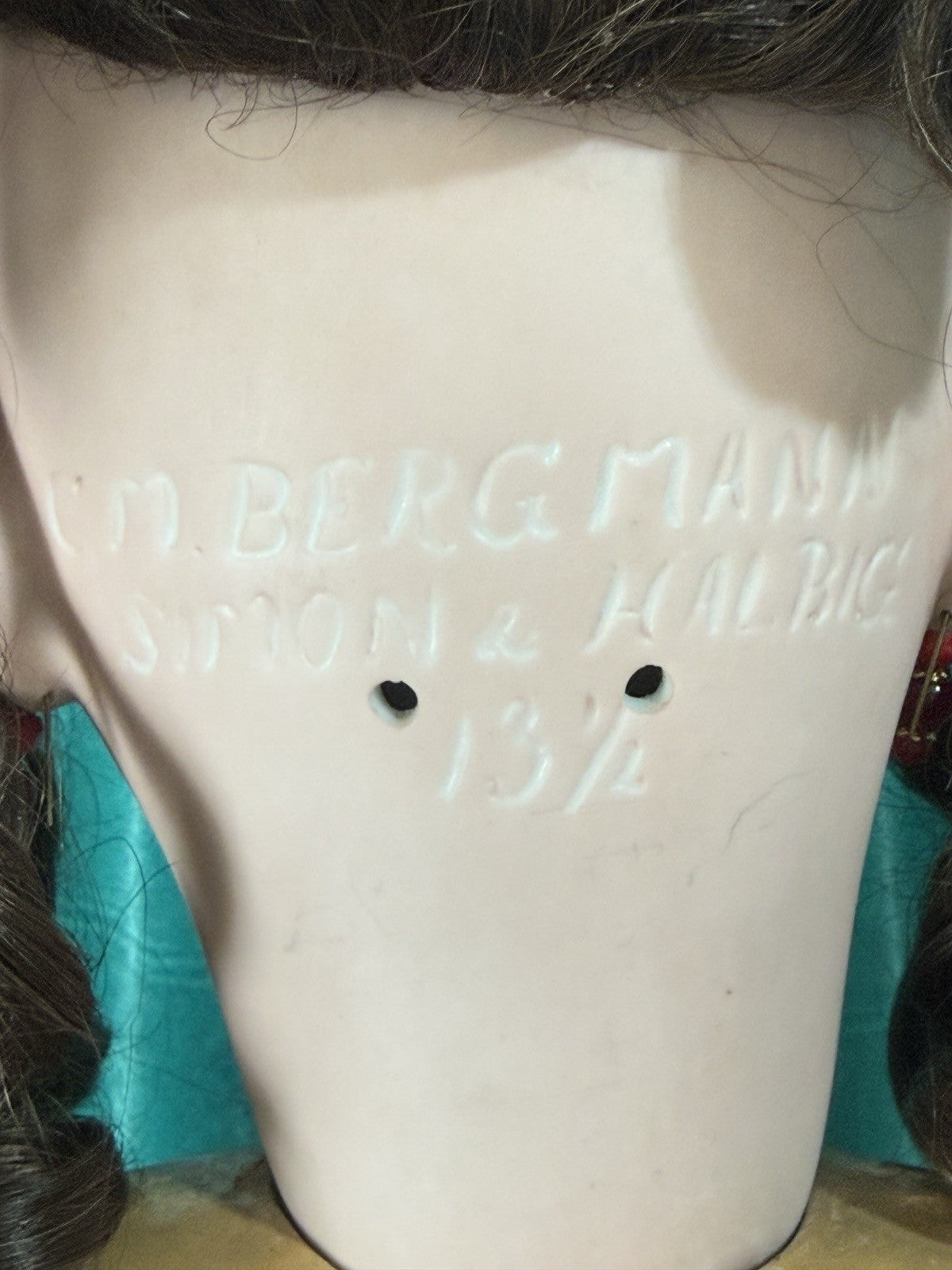 Antique German C.M. Bergmann and Simon Halbig Bisque Head 28” Doll