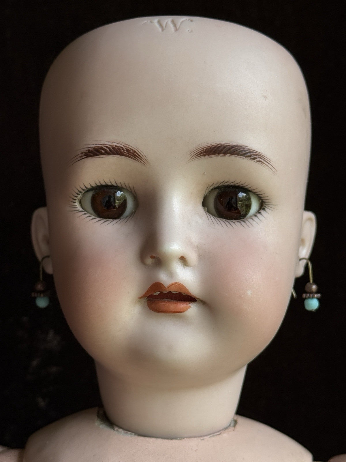 Antique German 21.5” Kammer Reinhardt Simon Halbig 58 Bisque Head Doll